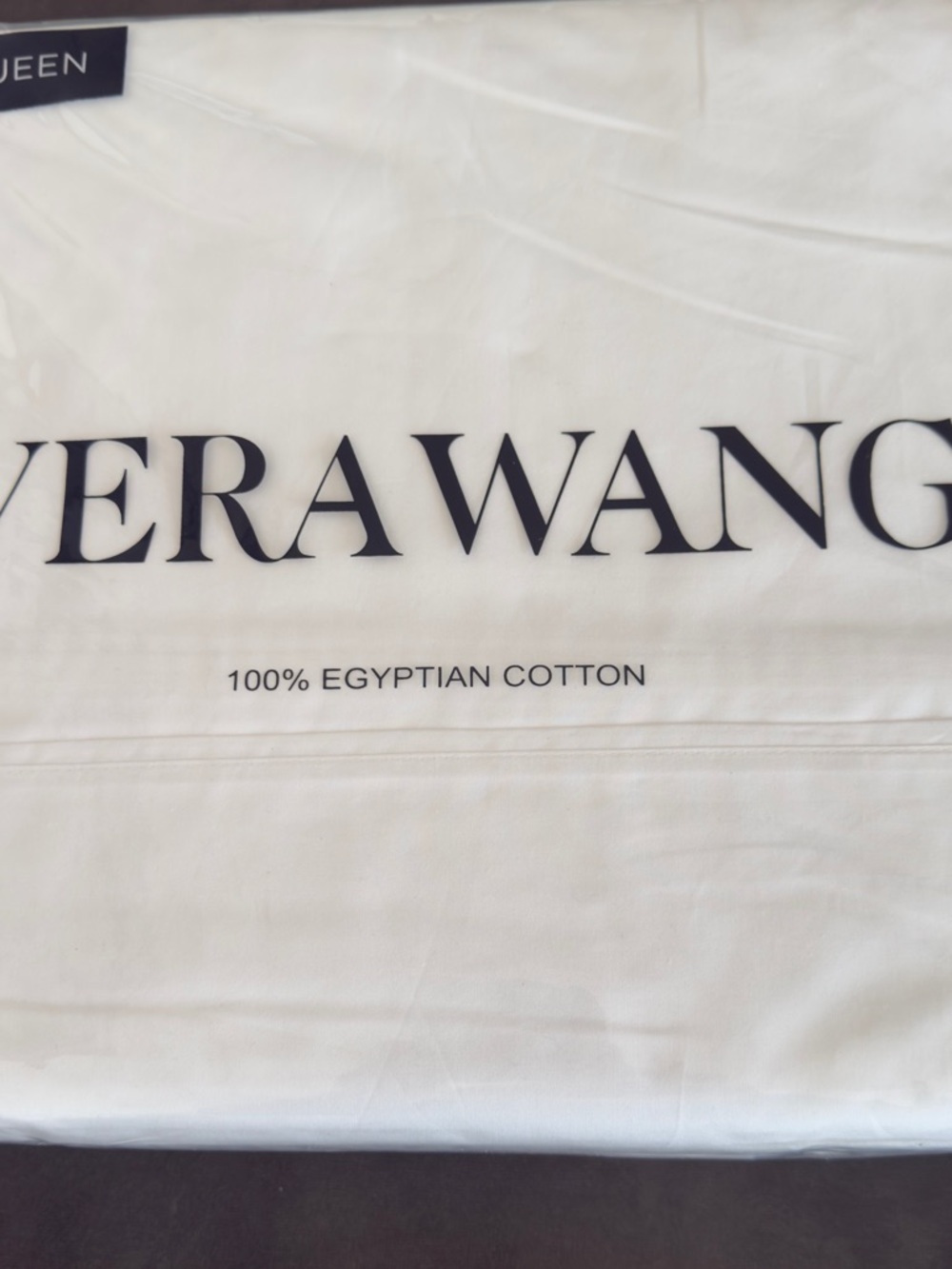 Vera Wang 100% Cotton Sateen Sheet Set White New - Picture 2 of 5